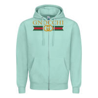 Seafoam gnocchi Zipper Hoodie - linhVisuals