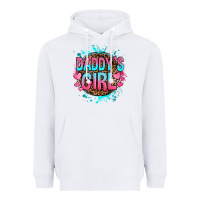 White daddy's girl Heavyweight Hoodie - RanaPortraitStore