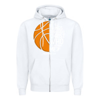White christian basketball i can do all things through christ philippians 41 Zipper Hoodie - linhVisuals