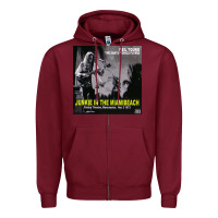 Burgundy Neil Young Zipper Hoodie - linhVisuals