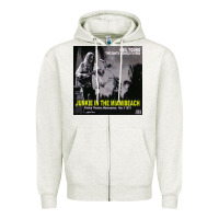 Oatmeal Heather Neil Young Zipper Hoodie - linhVisuals
