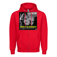 Red Neil Young Zipper Hoodie - linhVisuals