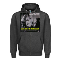 Charcoal Heather Neil Young Zipper Hoodie - linhVisuals