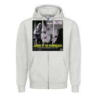 Dove Grey Neil Young Zipper Hoodie - linhVisuals