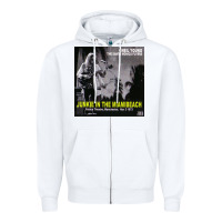 White Neil Young Zipper Hoodie - linhVisuals