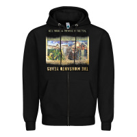 Black Neil Young Zipper Hoodie - linhVisuals