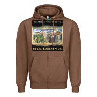 Chestnut Neil Young Zipper Hoodie - linhVisuals