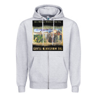 Heather Grey Neil Young Zipper Hoodie - linhVisuals