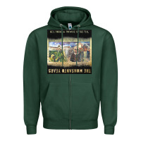 Sports Green Neil Young Zipper Hoodie - linhVisuals