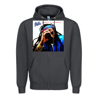 Smoke buju banton reggae Zipper Hoodie - linhVisuals