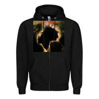 Black buju banton reggae Zipper Hoodie - linhVisuals