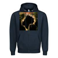Navy buju banton reggae Zipper Hoodie - linhVisuals