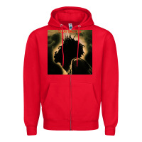 Red buju banton reggae Zipper Hoodie - linhVisuals