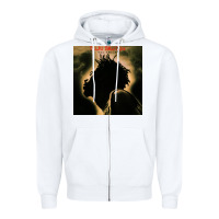 White buju banton reggae Zipper Hoodie - linhVisuals