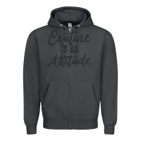 Smoke couture is an attitude inspirational fashion quote cute lettering text Zipper Hoodie - linhVisuals