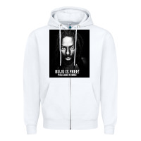 White buju banton reggae Zipper Hoodie - linhVisuals