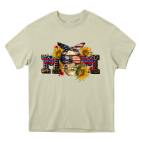 Mossy american mom skull Heavy Core Tee - CowGirlArtShop