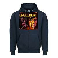 Navy engelbert humperdinck vocalist Zipper Hoodie - linhVisuals