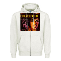 Oatmeal Heather engelbert humperdinck vocalist Zipper Hoodie - linhVisuals