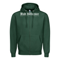 Sports Green bad influence funny Zipper Hoodie - linhVisuals