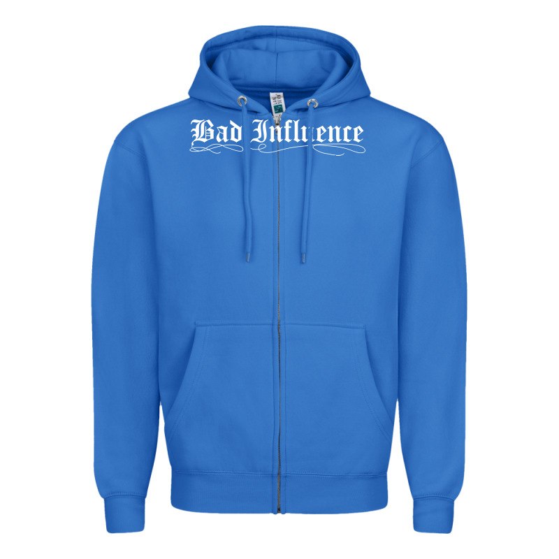 Bad Influence Funny Zipper Hoodie by linhVisuals | Teevron