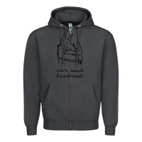 Smoke Car Seat Headrest Zipper Hoodie - linhVisuals