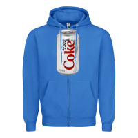 True Royal Diet Cola Coke Zipper Hoodie - linhVisuals