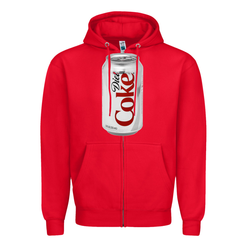 Diet Cola Coke Zipper Hoodie by linhVisuals | Teevron