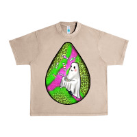French Oak halloween ghost teardrop Urban Heavy Tee - BundleAndBundleShop