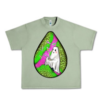 Oil Green halloween ghost teardrop Urban Heavy Tee - BundleAndBundleShop
