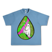 Pebble Blue halloween ghost teardrop Urban Heavy Tee - BundleAndBundleShop