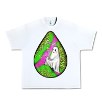 White halloween ghost teardrop Urban Heavy Tee - BundleAndBundleShop