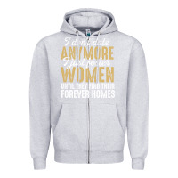 Heather Grey don't date anymore i just foster women until they find their forever h Zipper Hoodie - linhVisuals