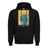 Black galaxie 500 retro vintage look fan design Zipper Hoodie - linhVisuals