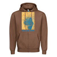 Chestnut galaxie 500 retro vintage look fan design Zipper Hoodie - linhVisuals