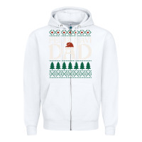 White feliz navi dad ugly christmas sweater funny spanish xmas pun gift for Zipper Hoodie - linhVisuals