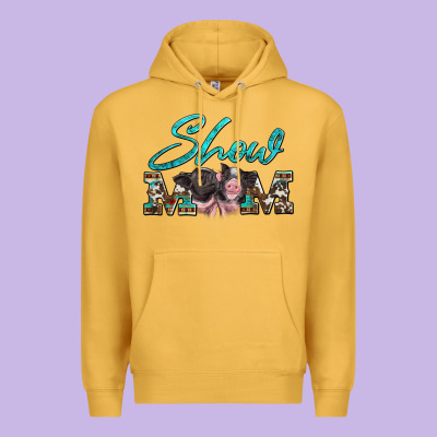 Show Mom Pigs Premium Hoodie Designed By Artiststas