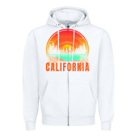 California T  Shirt California Sunset Vintage Trees Scenery T  Shirt Zipper Hoodie | Teevron