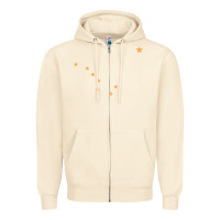 Sandshell flag of alaska Zipper Hoodie - linhVisuals