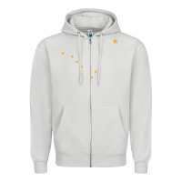 Flag Of Alaska Zipper Hoodie | Teevron
