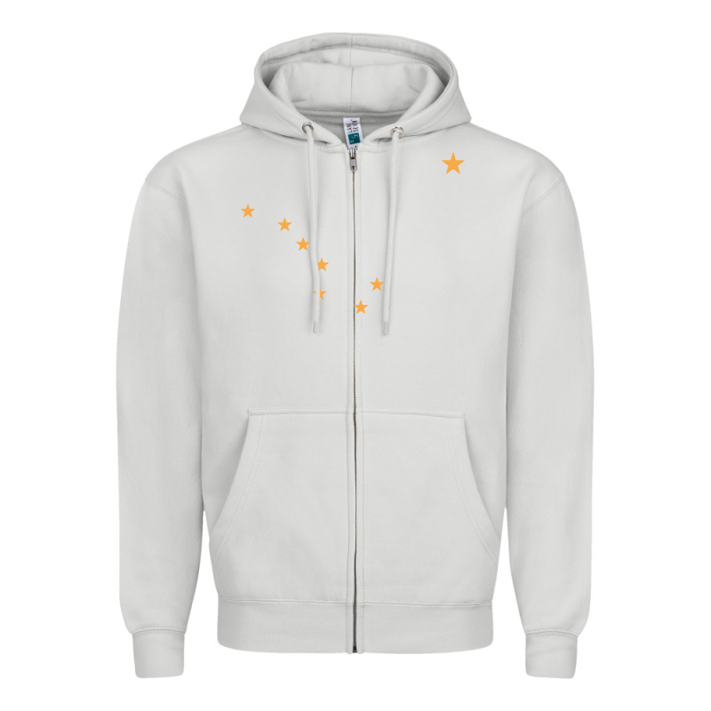 Flag Of Alaska Zipper Hoodie by linhVisuals | Teevron