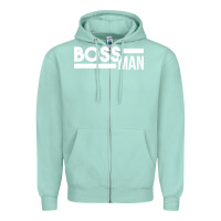 Seafoam boss man Zipper Hoodie - linhVisuals