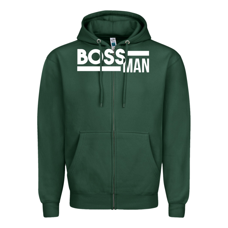 Boss Man Zipper Hoodie by linhVisuals | Teevron