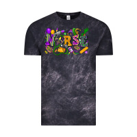 Cloud Black nurse mardi gras Vintage Tee - FaDigitalArtStudio