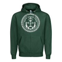 Sports Green great seal of the navajo nation faded style design Zipper Hoodie - linhVisuals