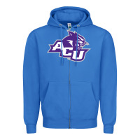True Royal abilene-christian-wildcats3 Zipper Hoodie - linhVisuals