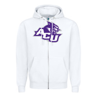 White abilene-christian-wildcats3 Zipper Hoodie - linhVisuals