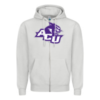 Dove Grey abilene-christian-wildcats3 Zipper Hoodie - linhVisuals