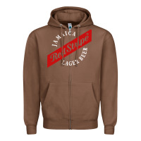 Chestnut jamaica red stripe lager beer Zipper Hoodie - linhVisuals
