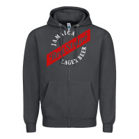 Smoke jamaica red stripe lager beer Zipper Hoodie - linhVisuals